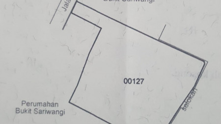 Dijual tanah di dalam perumahan Sariwangi - Bandung