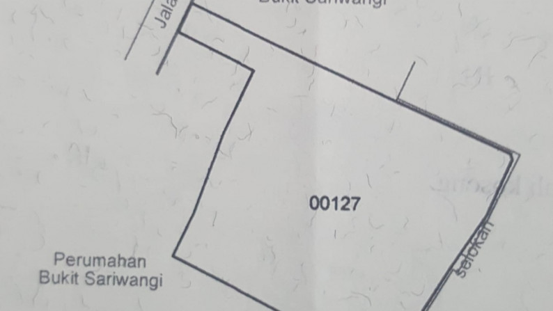 Dijual tanah di dalam perumahan Sariwangi - Bandung