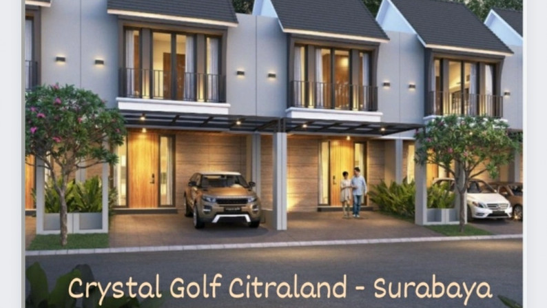 Dijual Rumah Baru Crystal Golf Citraland Surabaya - SMART Home system + SOLAR Panel + Full Furnished