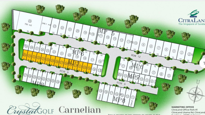 Dijual Rumah Baru Crystal Golf Citraland Surabaya - SMART Home system + SOLAR Panel + Full Furnished