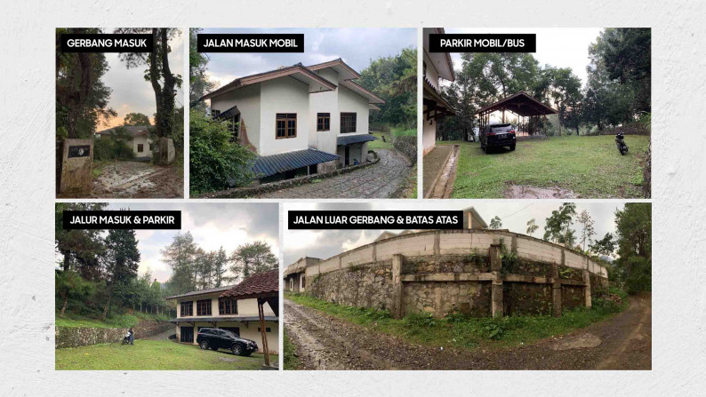 Villa dengan Halaman Luas dan Panorama Keren @Cianjur