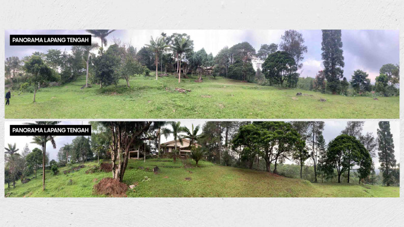 Villa dengan Halaman Luas dan Panorama Keren @Cianjur