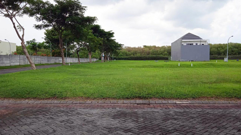 Tanah di Pakuwon City Cluster Virgin Gorda, uk. 15,75 x 20 m2, Lokasi Hook/Pojokan, Kawasan Elite