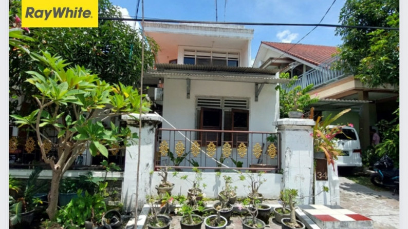 Dijual Rumah Manyar Indah Surabaya - K.Tidur 5 - SHM - Row Jalan 2,5 Mobil