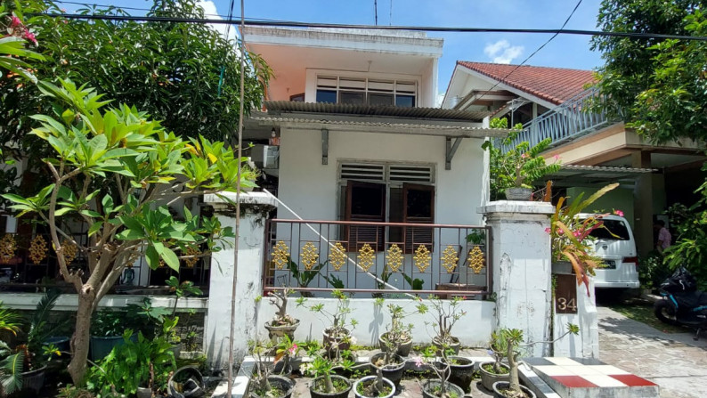 Dijual Rumah Manyar Indah Surabaya - K.Tidur 5 - SHM - Row Jalan 2,5 Mobil