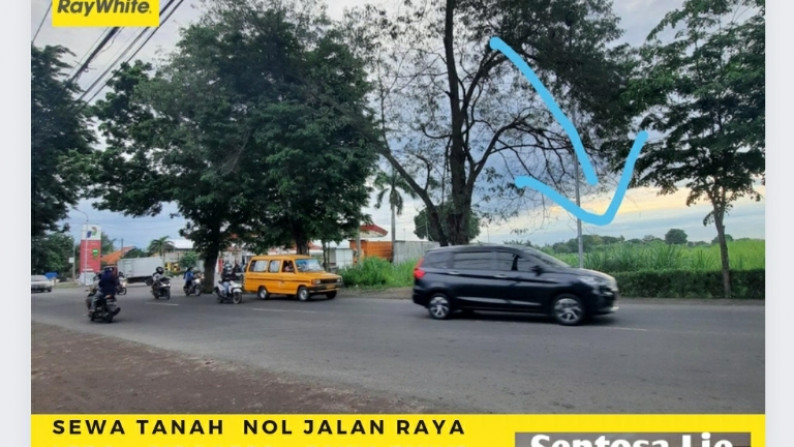 Sewa Tanah Raya Lebo Sidoarjo Jawa Timur - STRATEGIS Nol Jalan Raya 