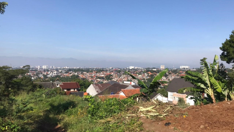 HOT DEAL! CITY VIEW! Tanah Kavling bentuk Kotak di Kompleks Awiligar, Bandung 