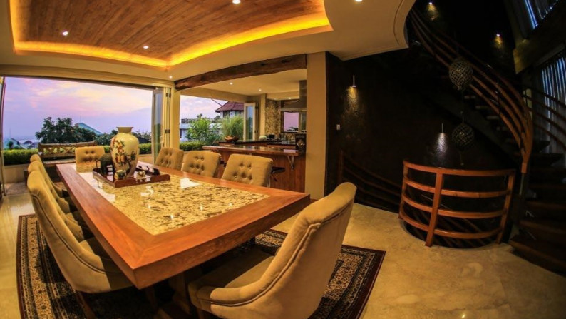 Luxury 4 Bedrooms Modern Villa In Ungasan With Sea View