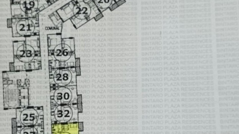 Apartemen Baru,lokasi oke,pinggir jalan di sektor 3a bintaro jaya
