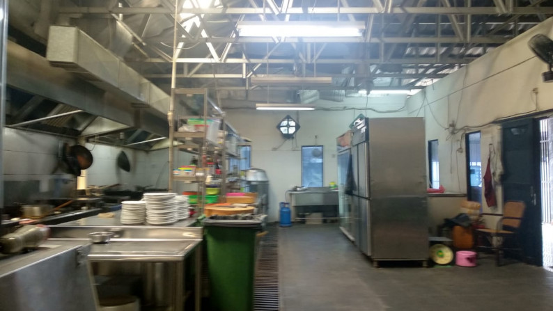 Gedung siap pakai di daerah komersial