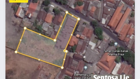 Dijual Tanah Kebraon - Karang Pilang - Surabaya - Nol Jalan Strategis - LUAS Padat - Tembok Keliling 