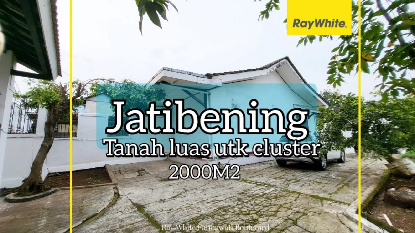 Dijual Rumah hitung tanah cocok utk cluster atau gudang area jatibening bekasi 