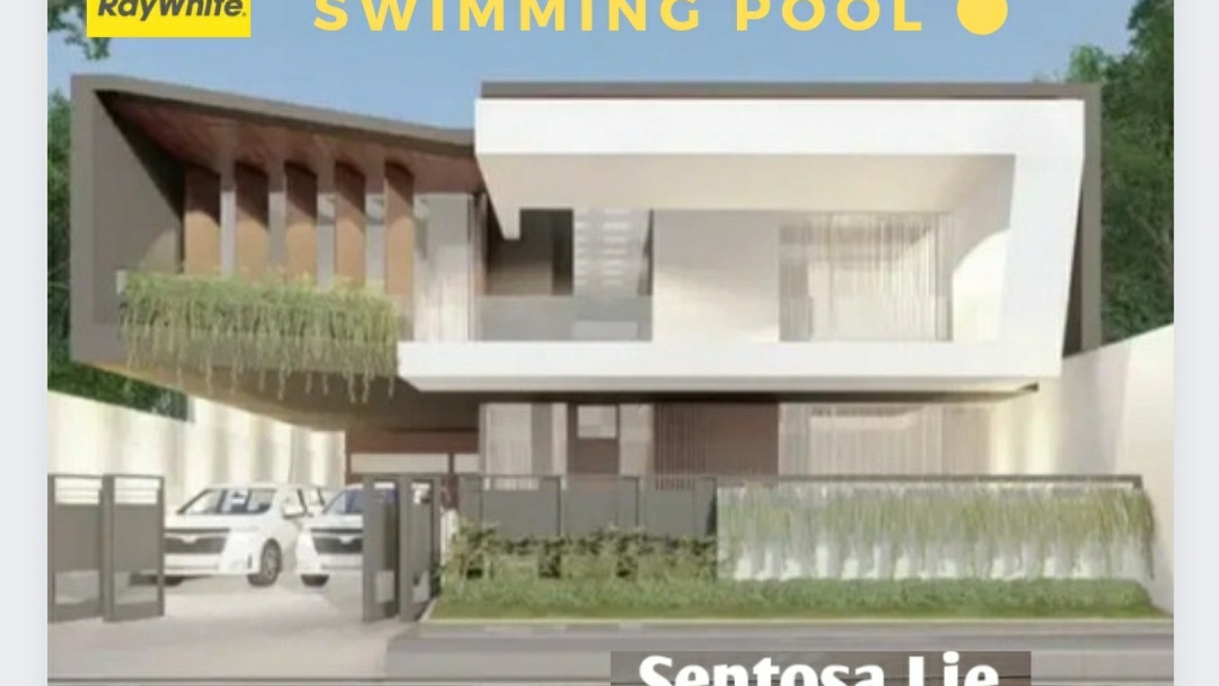 Dijual Rumah Graha Natura Magnolia Surabaya Plus PRIVATE Swimming Pool - NEW 2,5 Lantai Design