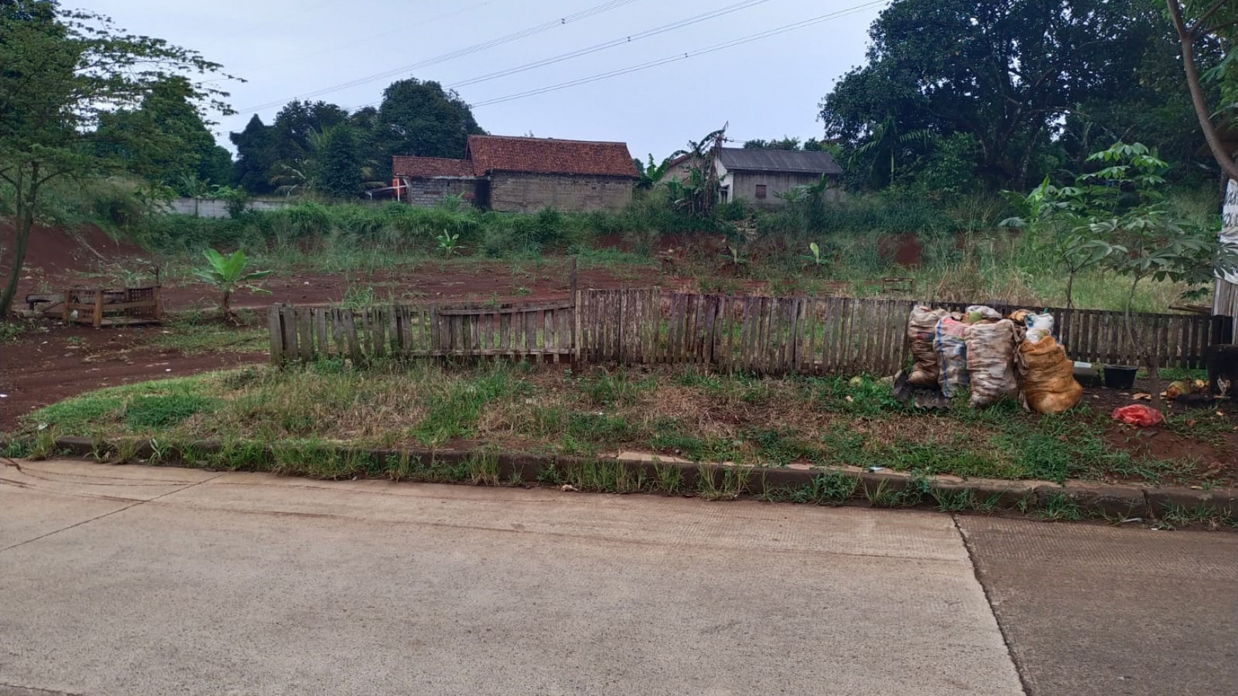 Kavling Pinggir Jalan Raya @Desa Kalisuren, Sasak Panjang, Bogor