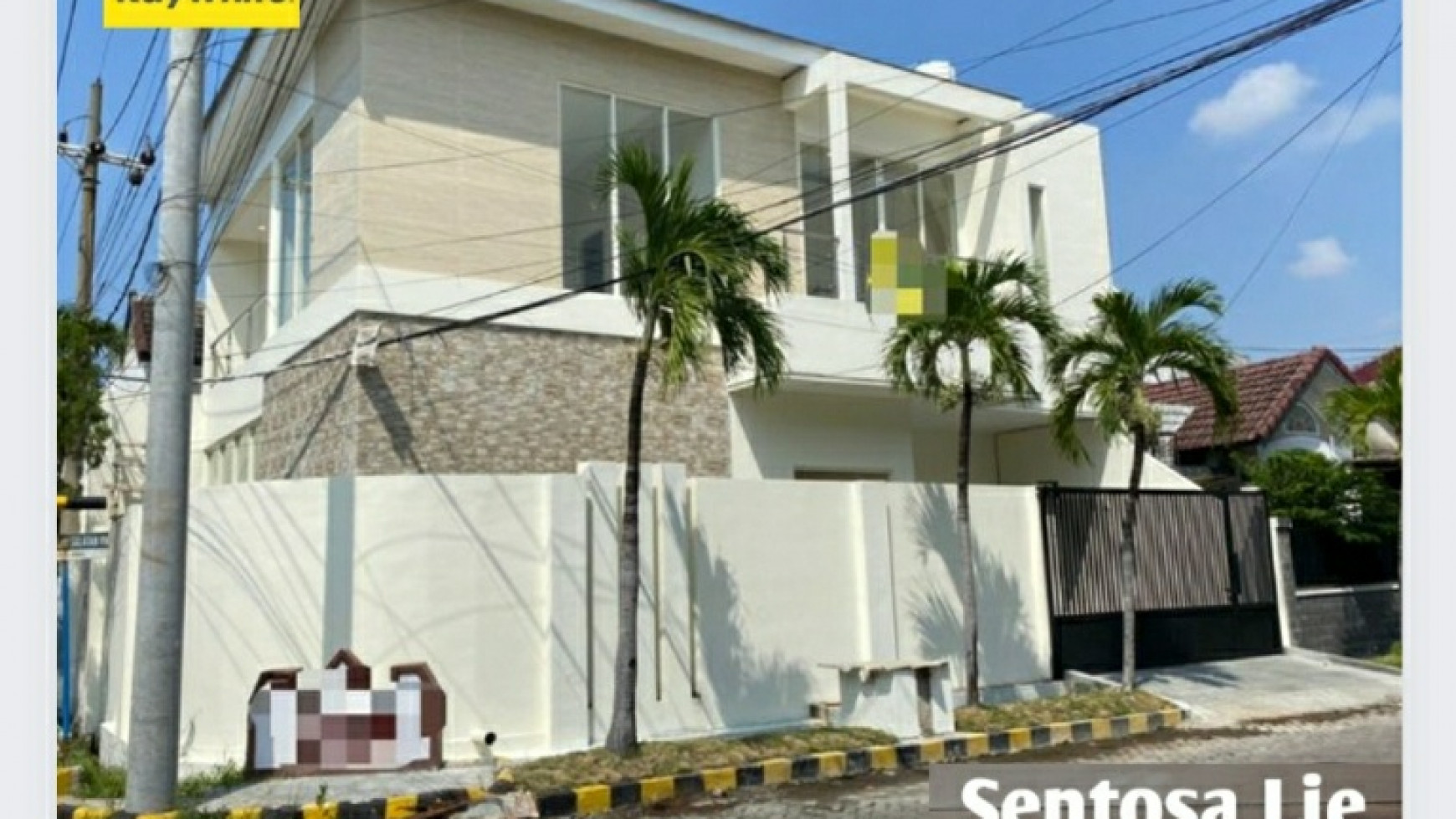 Dijual Rumah Baru Sutorejo Selatan Surabaya Timur - Modern NEW 4+1 K.Tidur - Siap Huni