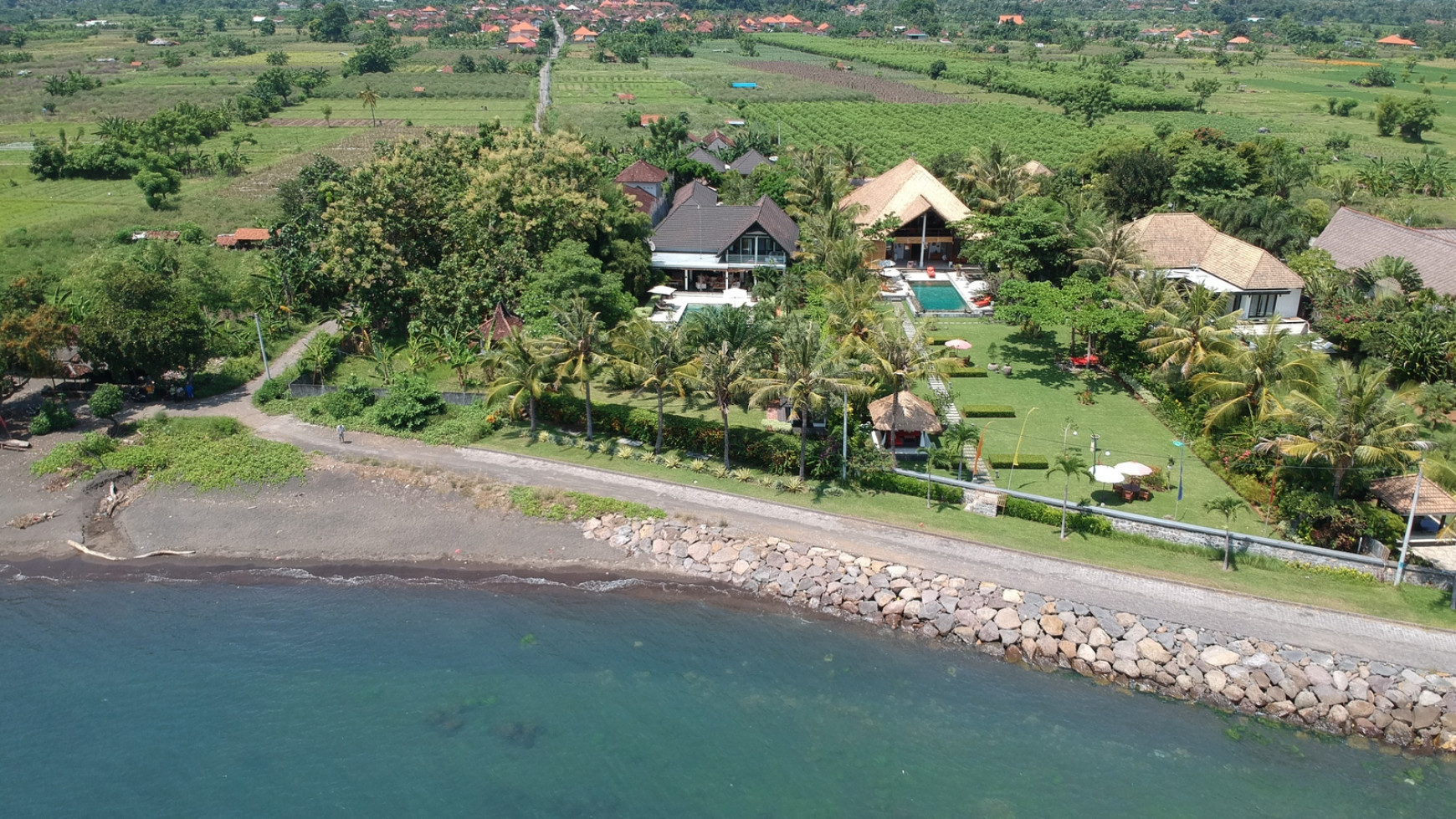 Beach front villa for sale