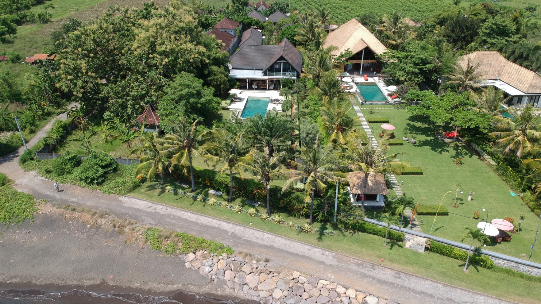 Beach front villa for sale