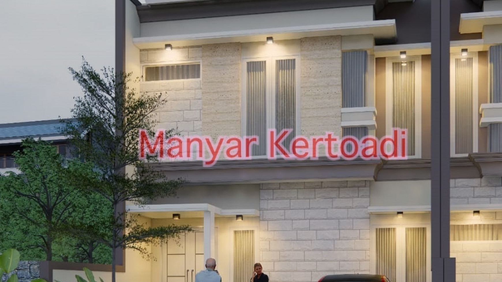 Rumah 2 lantai di Manyar Kertoadi, Surabaya