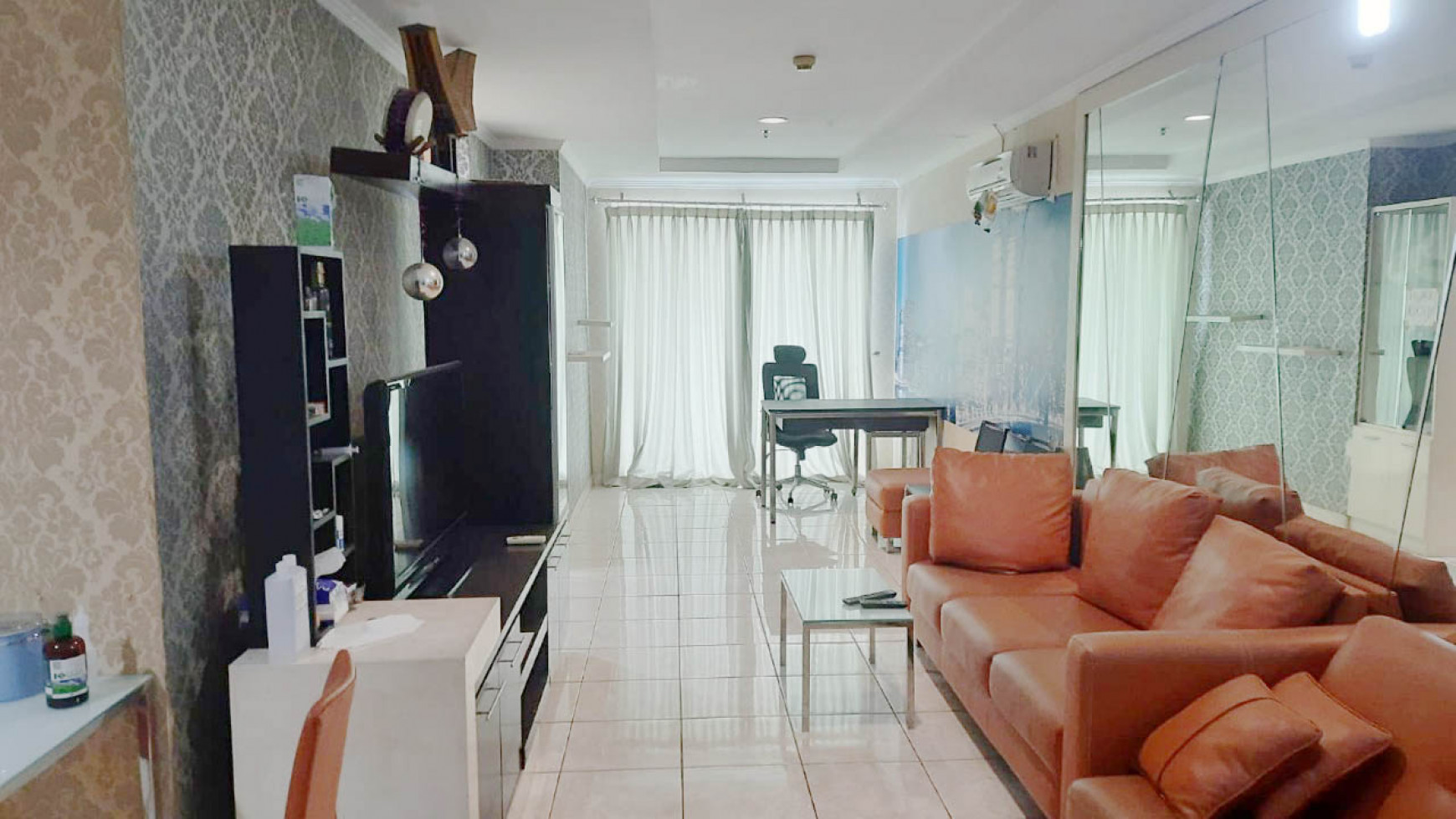 Apartemen Full Furnish French Walk Twr Lyon Garden Kelapa Gading Luas 83m2