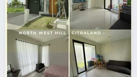 Dijual Rumah North West Hill Citraland - 2 K.Tidur - SEMI Furnished - SHM - Bisa KPR Bank