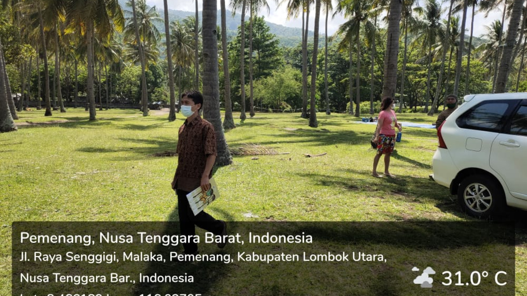 Kavling Pinggir pantai  untuk bangun Hotel/Resort  .di Lombok.