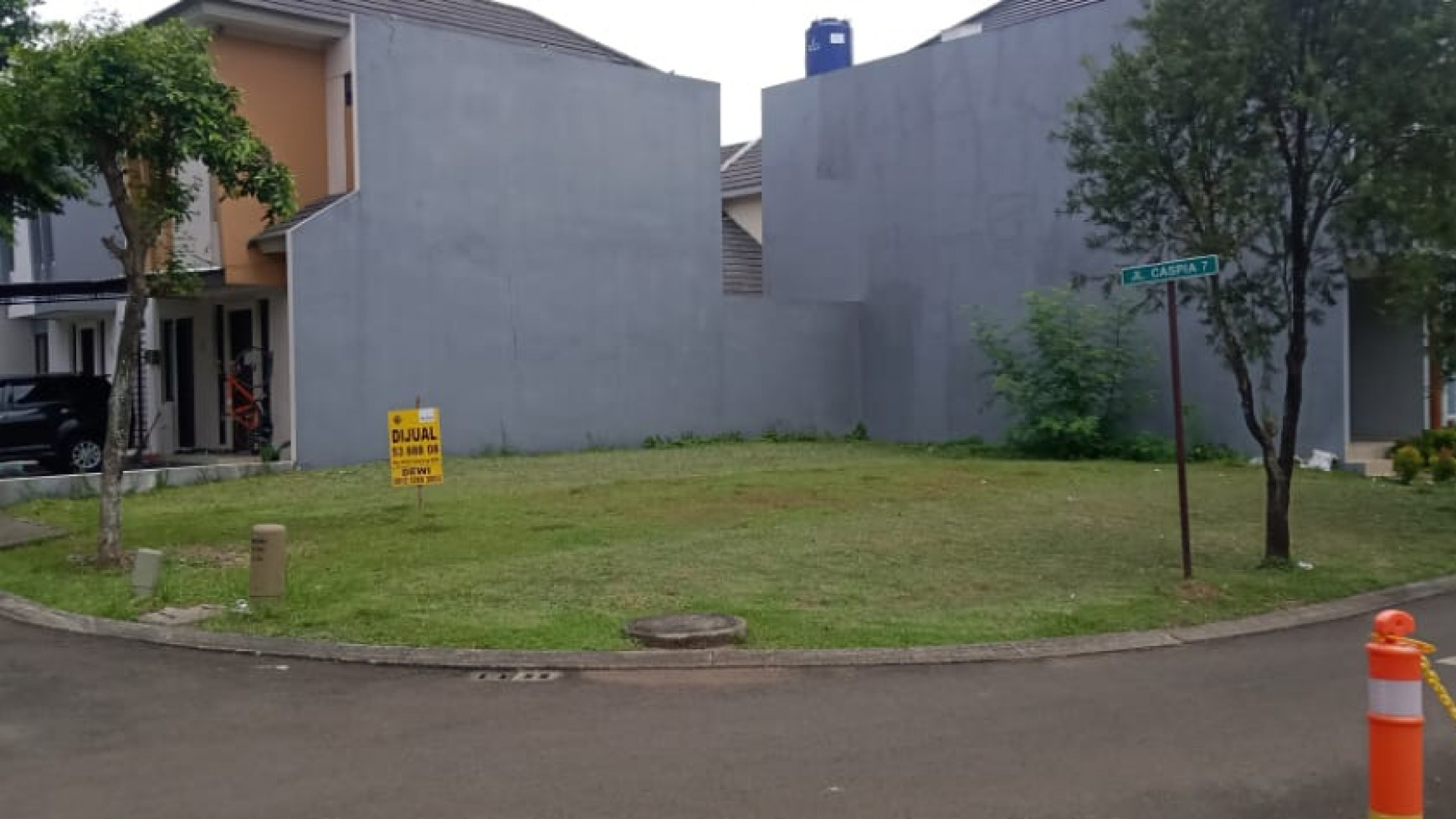 Kavling hoek di Caspia BSD city