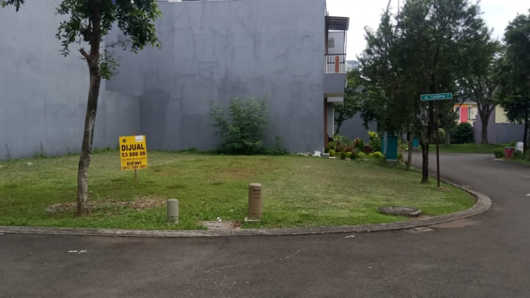 Kavling hoek di Caspia BSD city