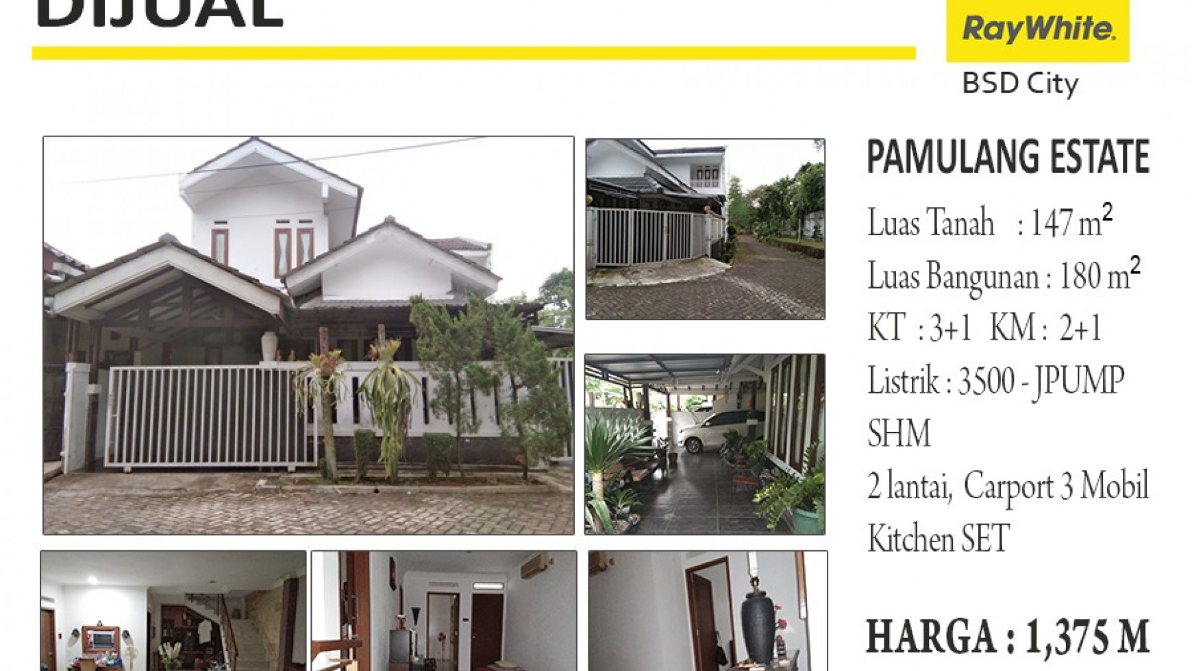 HOT SALE !!! DIJUAL ! RUMAH STRATEGIS  KEUNTUNGAN FANTASTIS