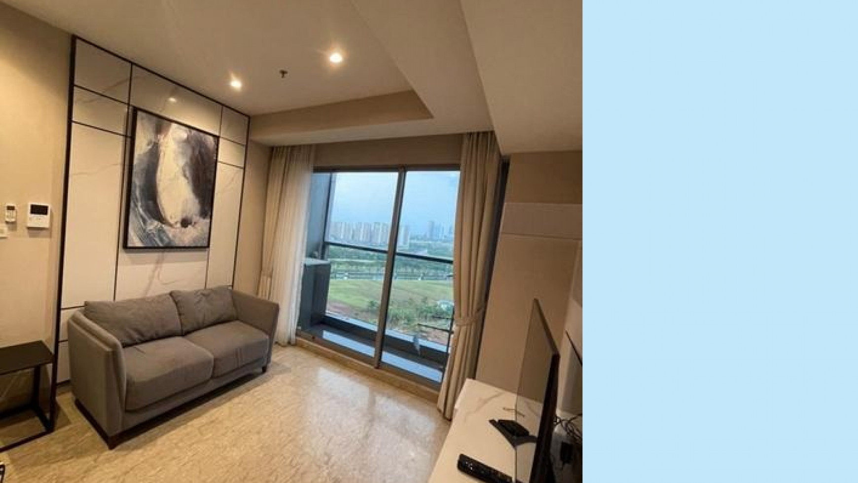 dijual apartemen furnish tinggal bawa koper siap huni, the branz bsd city, strategis dekat aeon moll