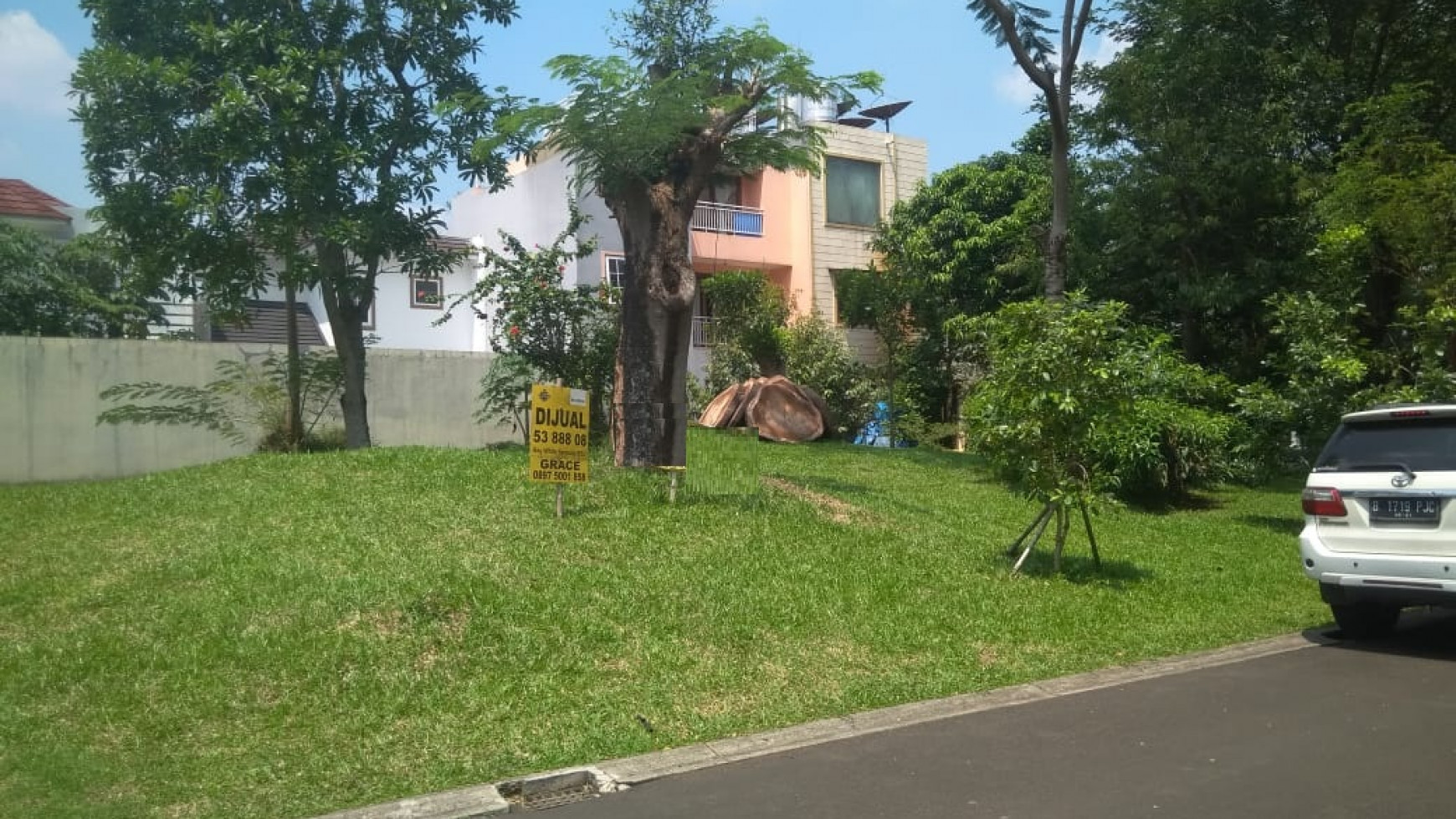 Kavling hoek banci Victoria River Park 