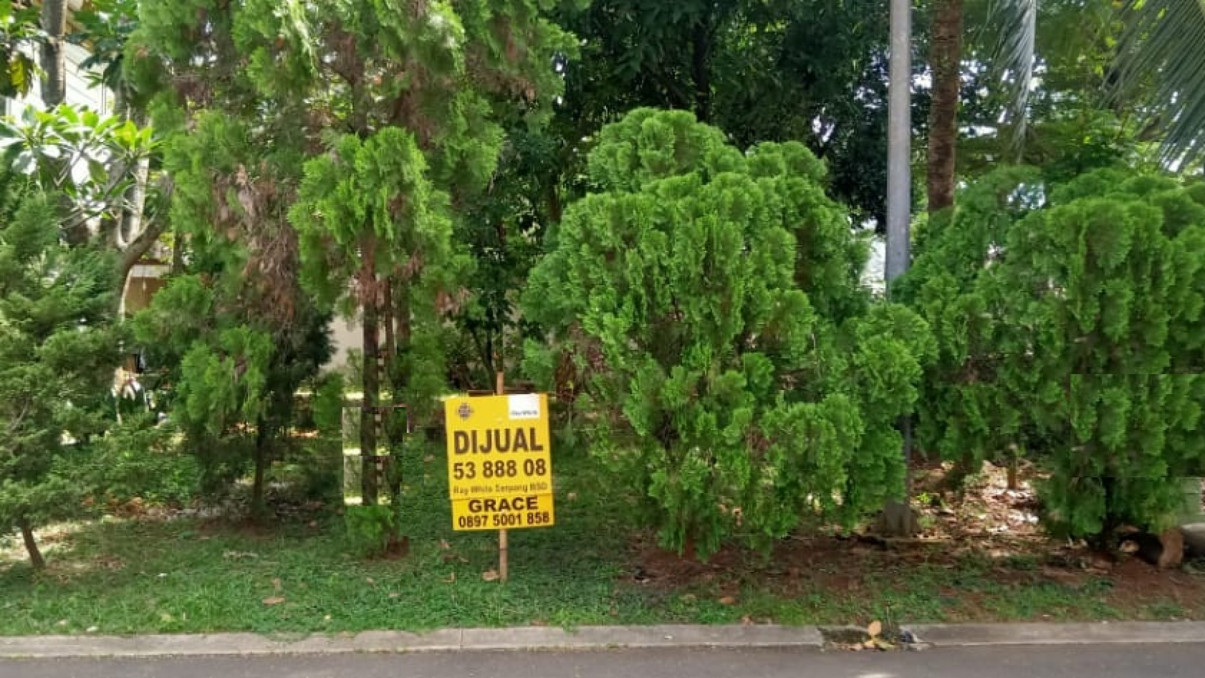 Kavling hoek banci Victoria River Park 