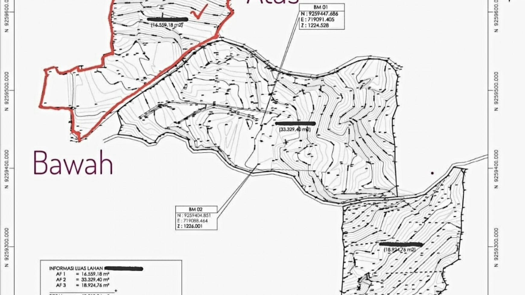 Dijual Tanah View Bagus 1.65 Ha @ Tugu Utara, Cisarua,  Bogor