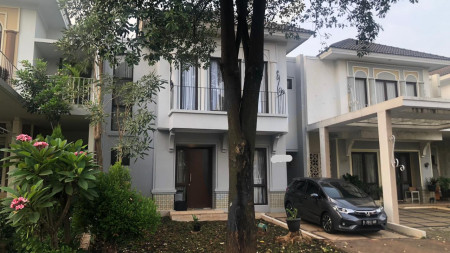 dijual rumah semifurnish di anthea puspita loka bsd city, strategis, nyaman, asri, siap huni.