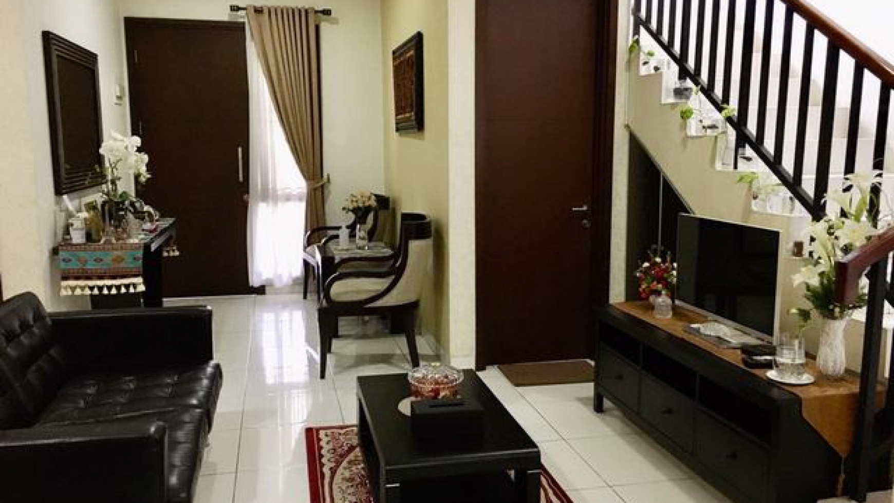 dijual rumah shm. strategis dekat sekolah al-azhar, taman kota 1, di anthea puspitaloka bsd city, siap huni