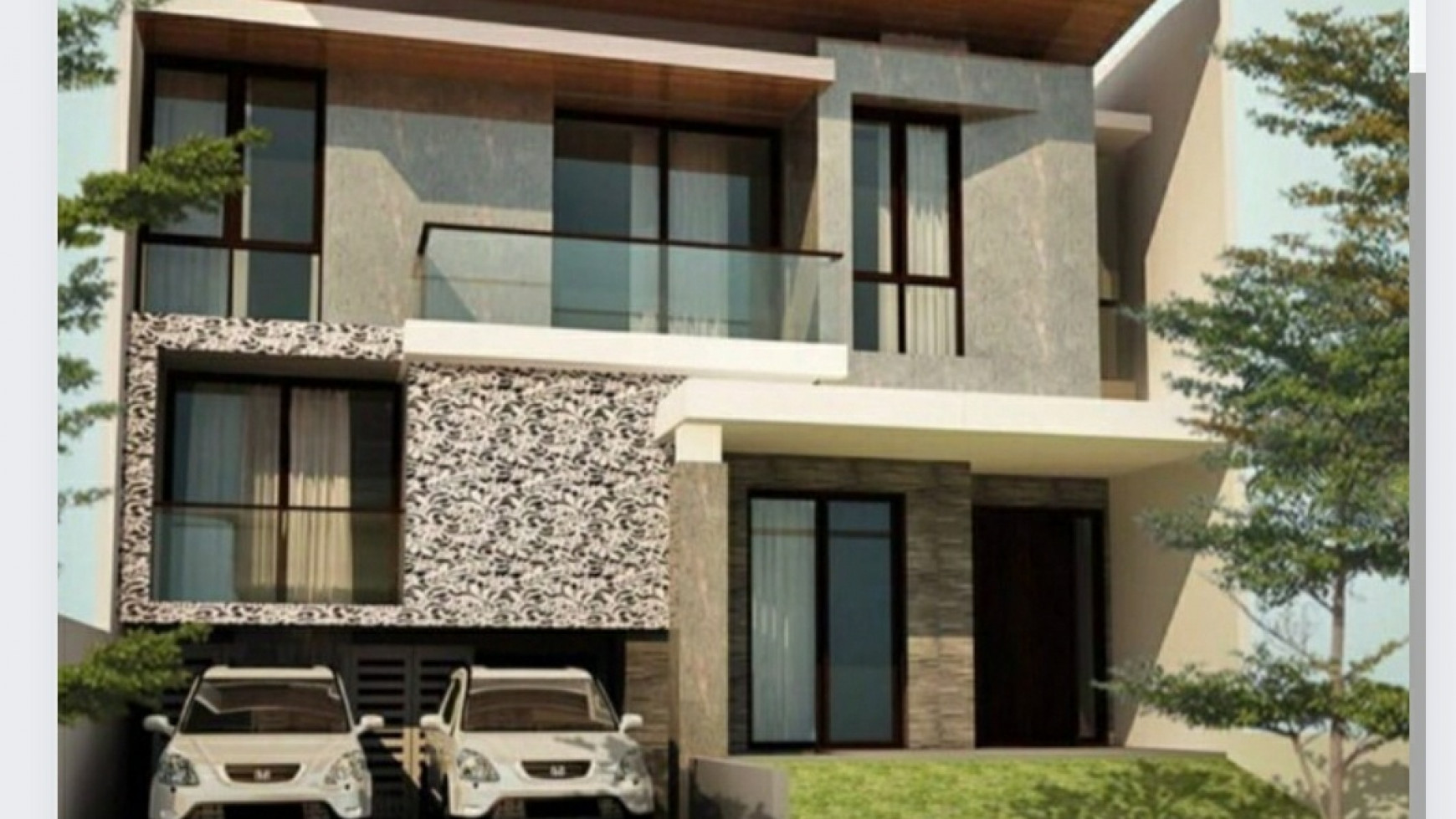 Dijual Rumah Baru Pakuwon Indah NEW Split Level Design - Garasi Carport 4 Mobil LUAS