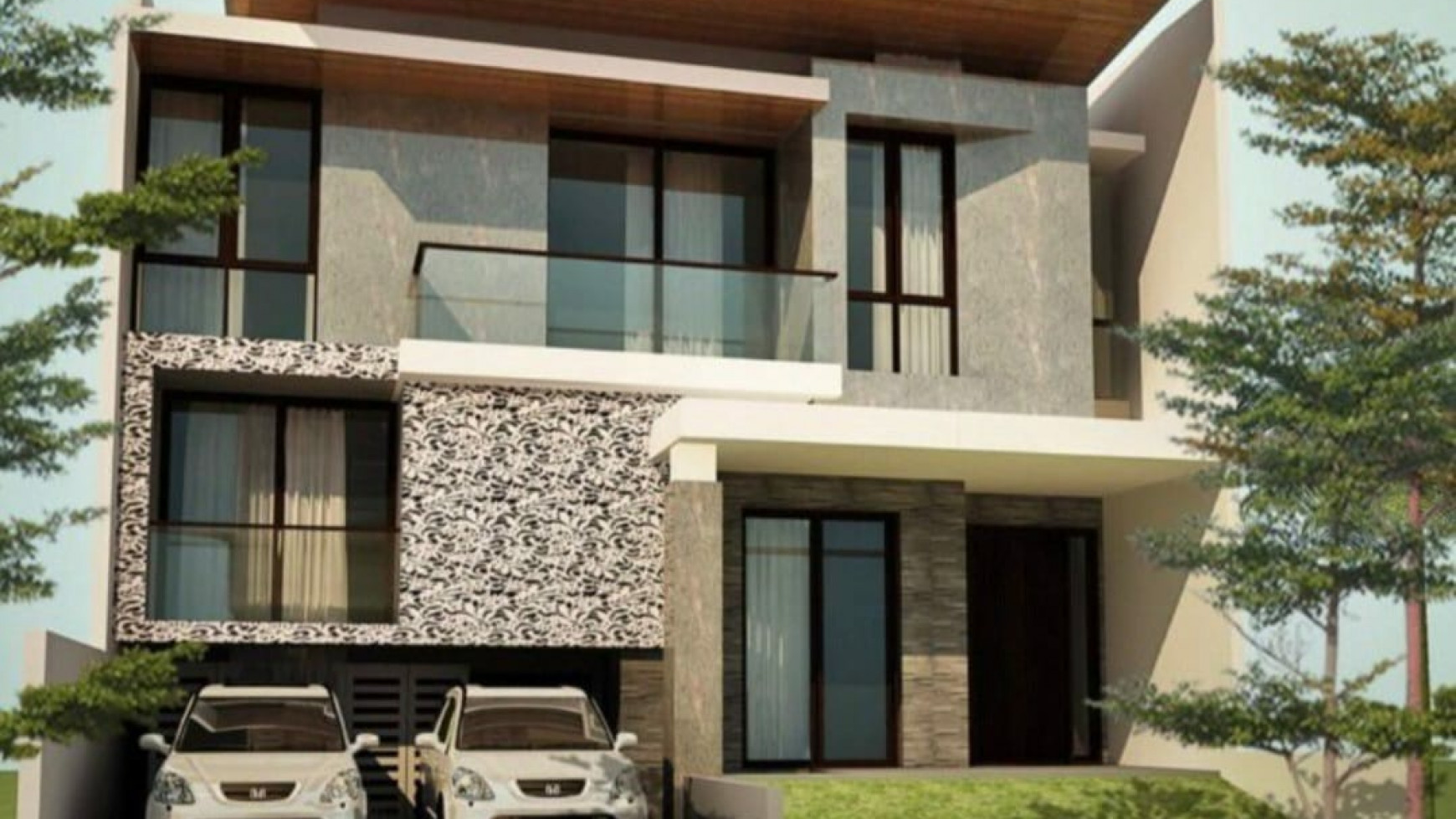 Dijual Rumah Baru Pakuwon Indah NEW Split Level Design - Garasi Carport 4 Mobil LUAS