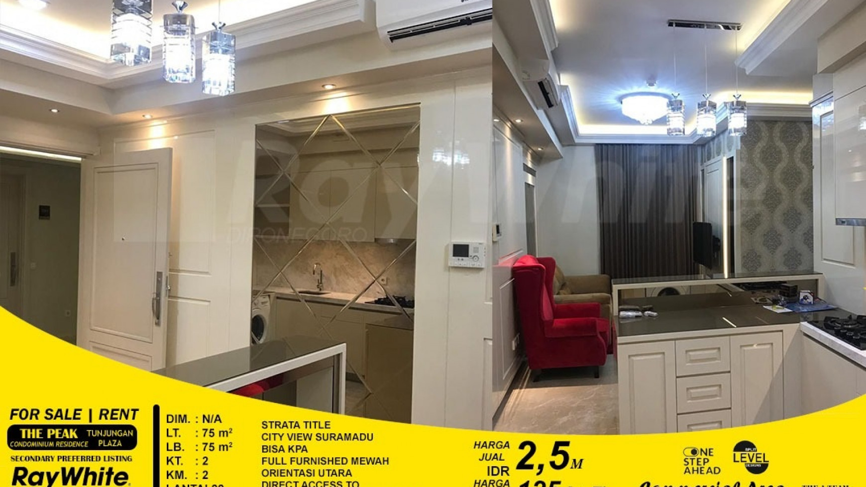 Apartemen The Peak Kondominium Tunjungan Plaza, Surabaya Pusat