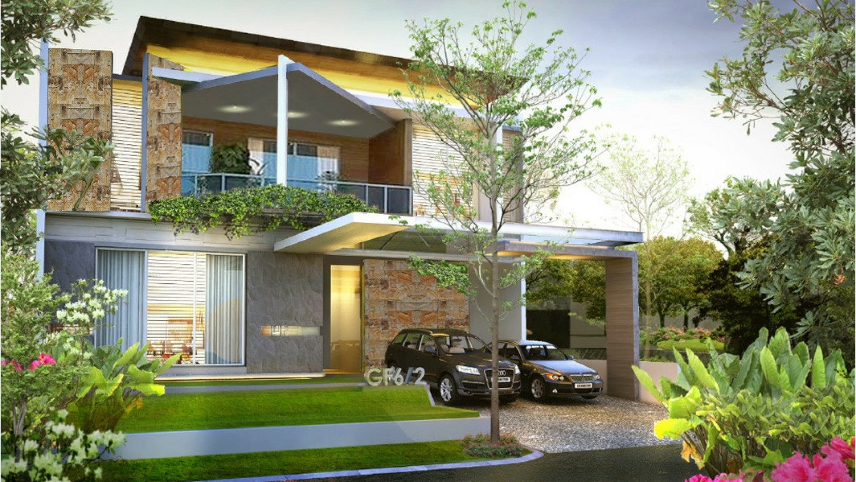 Dijual Rumah New Baru Citraland Golf Avenue - Somerset - Surabaya Barat - Garasi Carport 4 Mobil LUAS