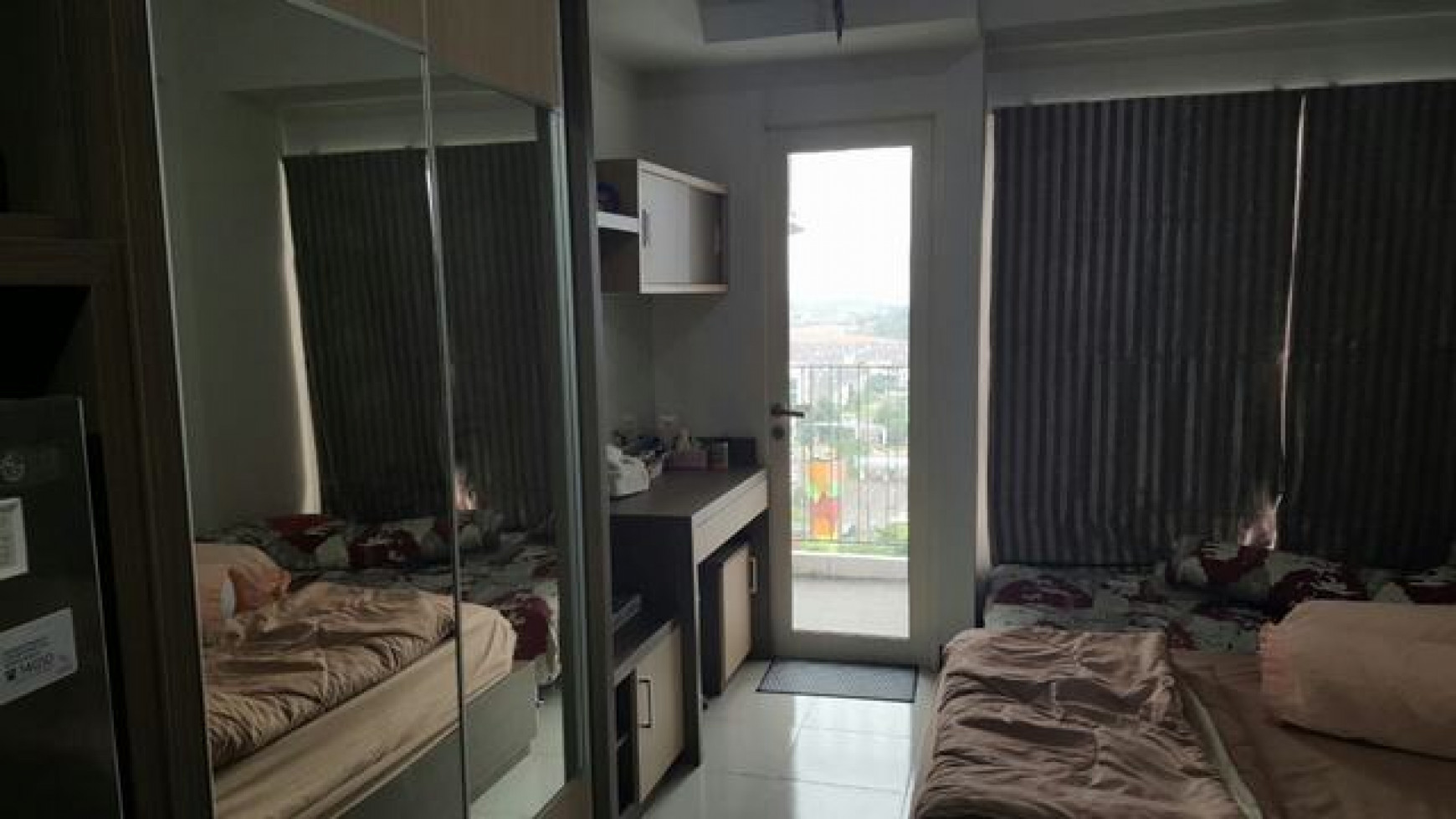 DISEWA APARTEMEN, TYPE STUDIO, SIAP HUNI, SCIENTIA, GADING SERPONG.