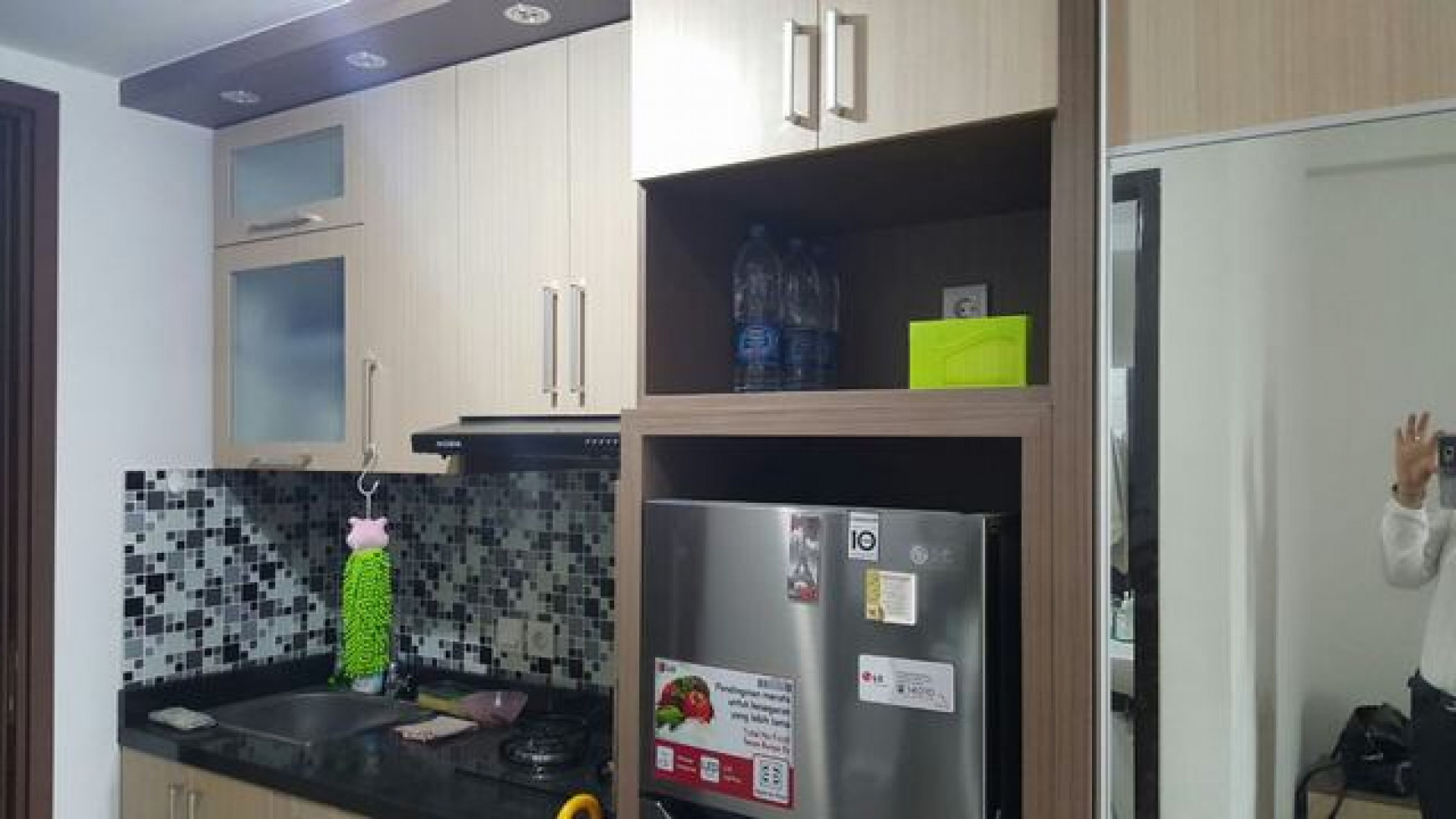 DISEWA APARTEMEN, TYPE STUDIO, SIAP HUNI, SCIENTIA, GADING SERPONG.