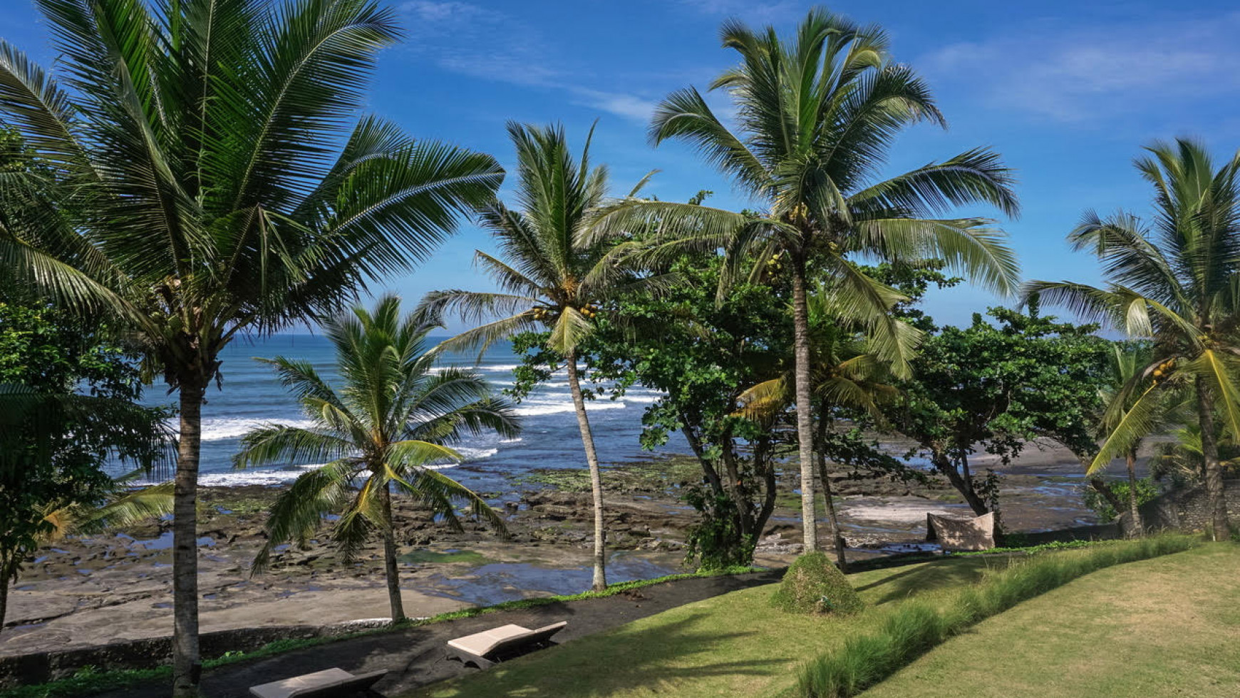 Beachfront luxury on Bali's west coast.