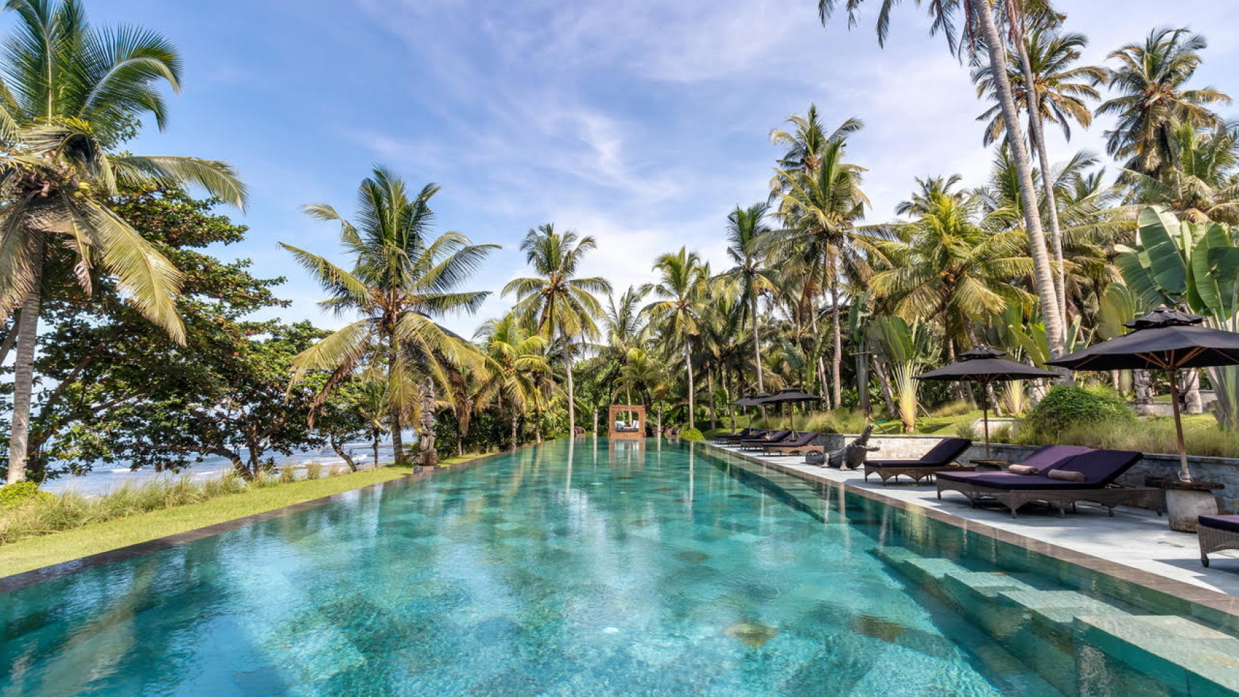 Beachfront luxury on Bali's west coast.