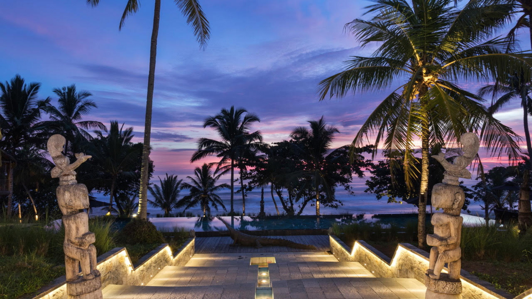 Beachfront luxury on Bali's west coast.