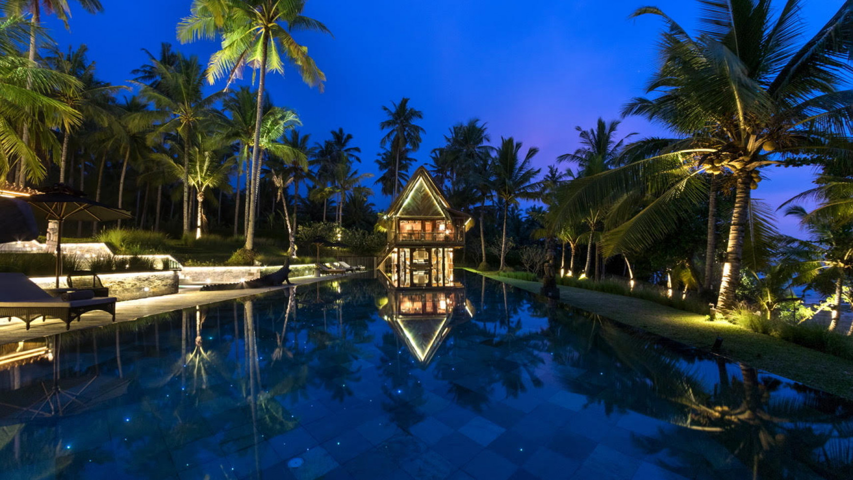 Beachfront luxury on Bali's west coast.