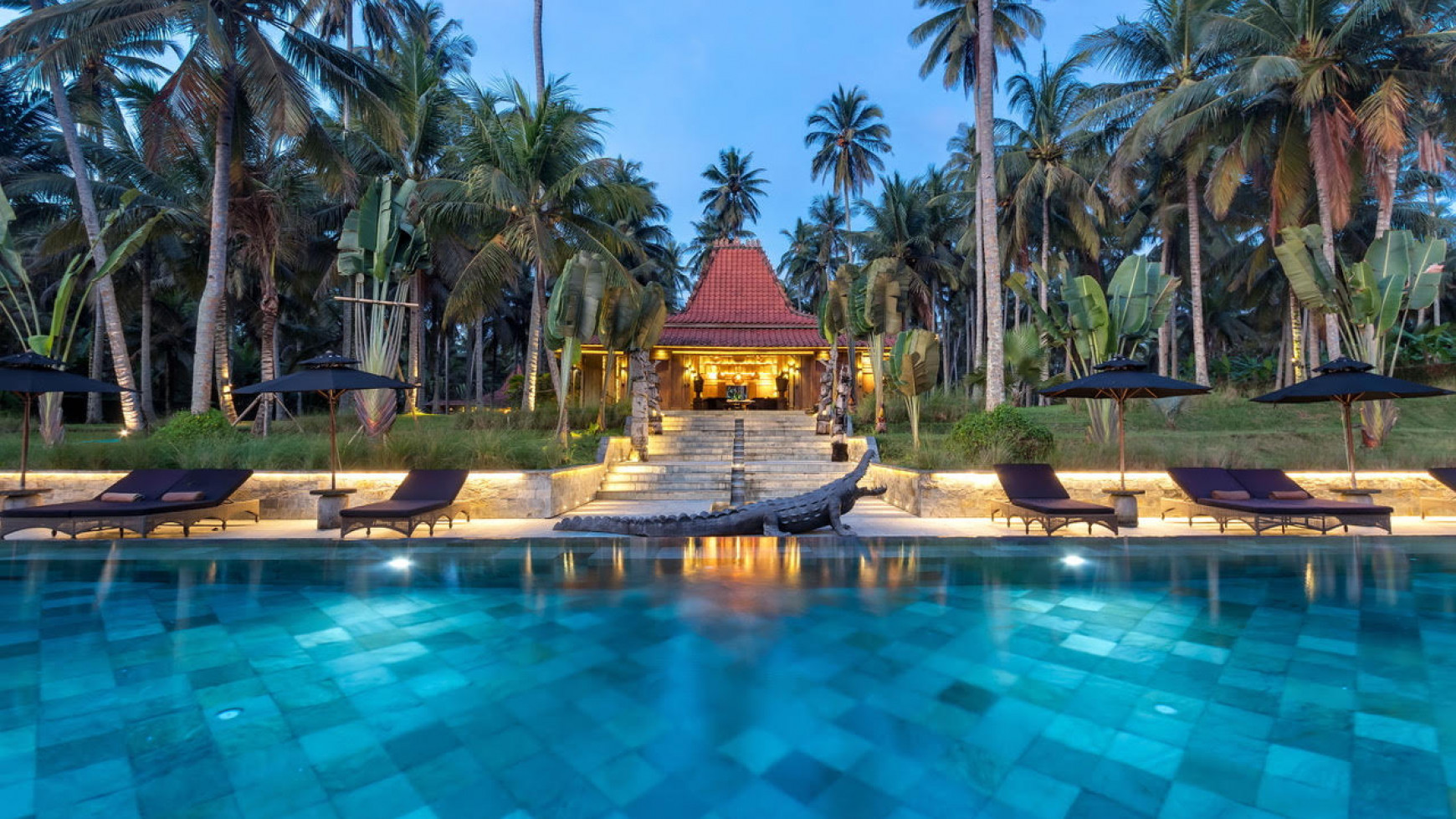 Beachfront luxury on Bali's west coast.