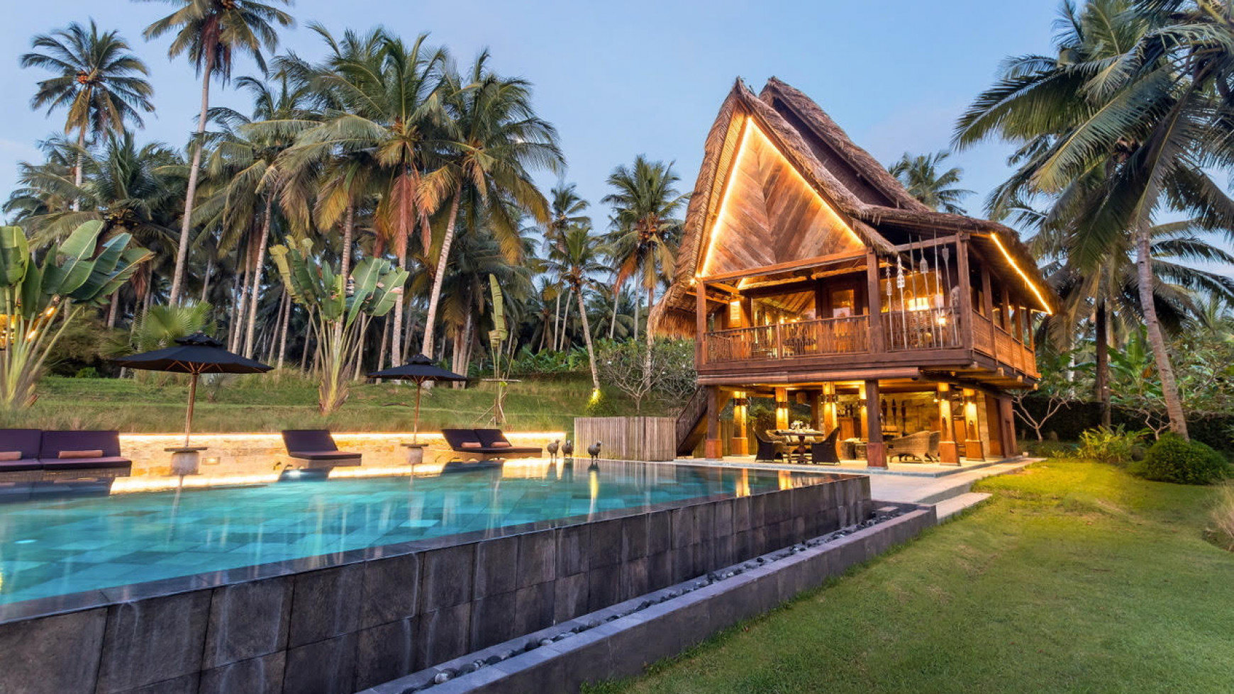 Beachfront luxury on Bali's west coast.