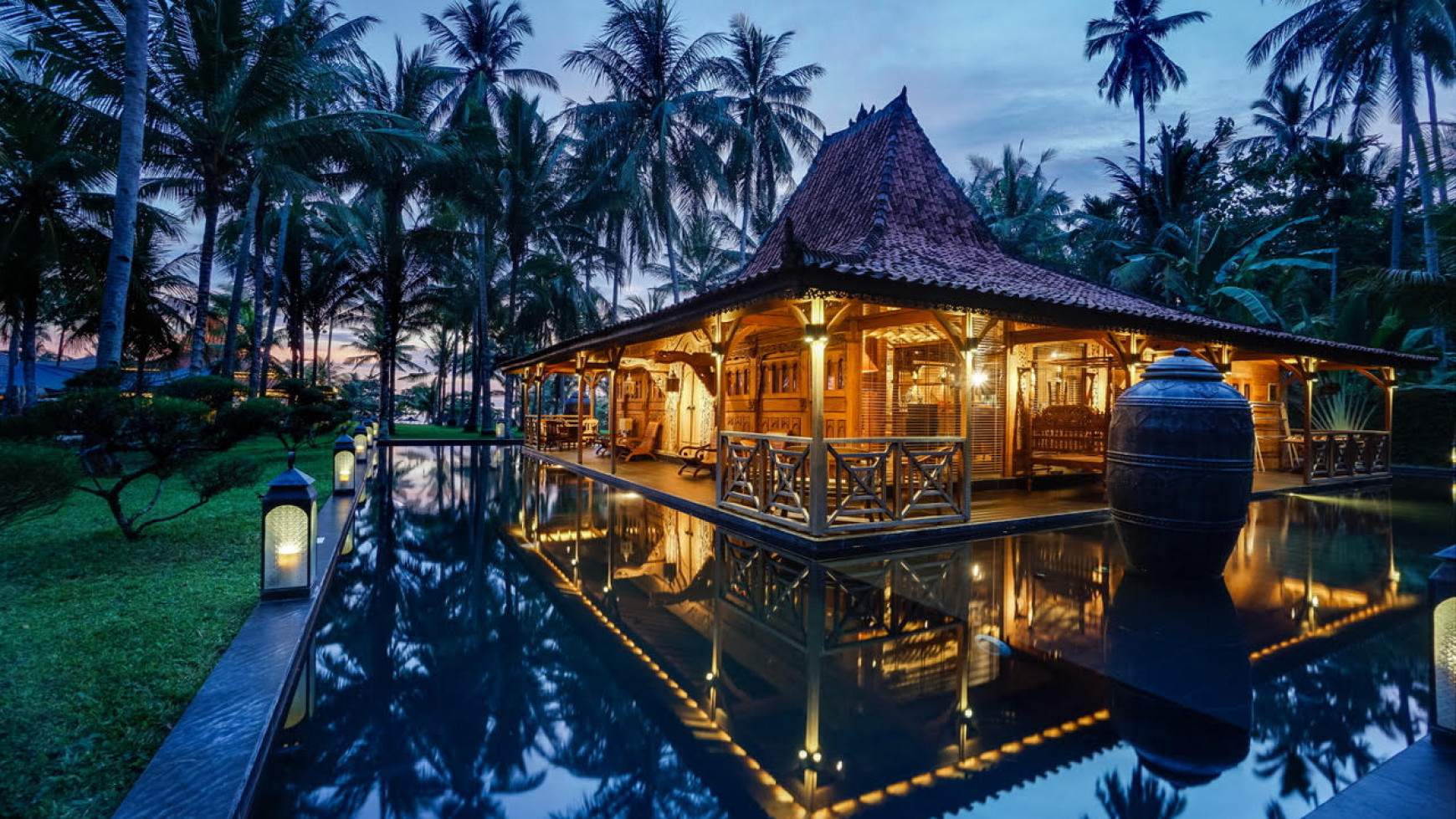 Beachfront luxury on Bali's west coast.