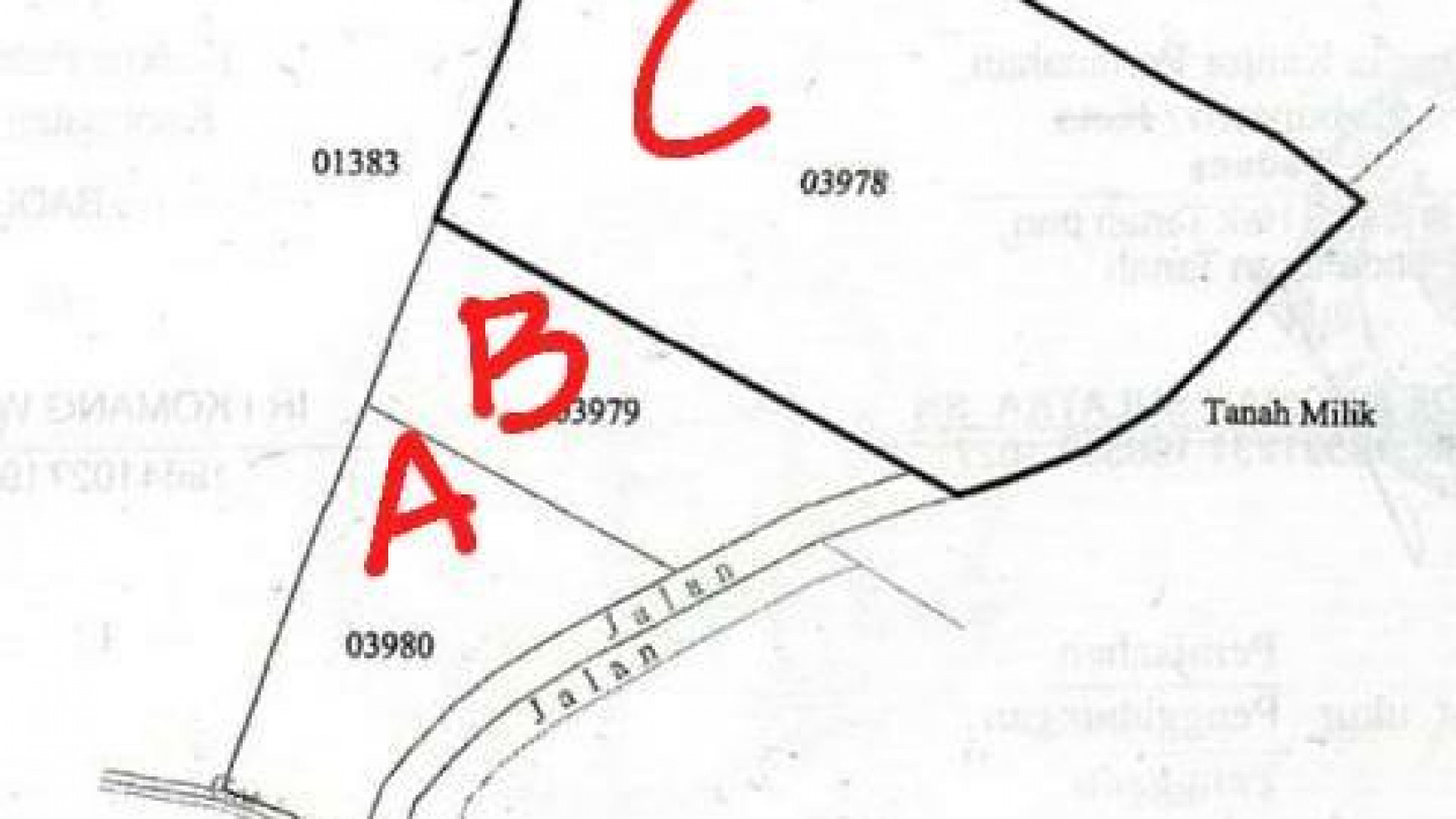 Leasehold land   in premium area Batu Mejan , Canggu