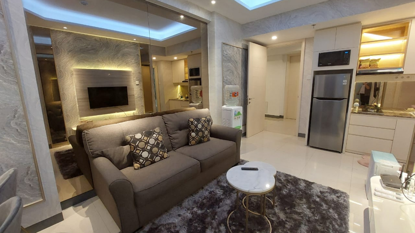 Dijual interior Baru Gress Apartemen supermal Mansion tower Benson