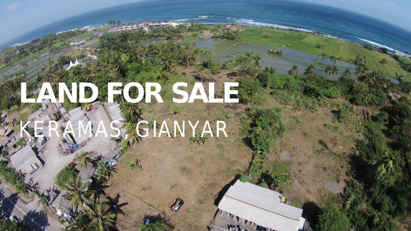 Dijual Tanah Ocean View Land at Jalan Bypass Ida Bagus Mantra